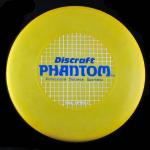 MODEL - Discraft Phantom
COLOR - Yellow/Blue Hot Stamp
WEIGHT/SIZE -170gr/21cm
MAX WEIGHT - 174gr
CONDITION - New
COMMENT - Discrafts first low profile disc