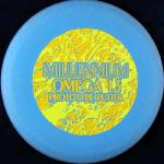 This is a 1.3 softer with the gritty plastic. Rare Collector Millennium Omega Driver 1.3 Golf Disc
Item# 130359144331	$8.52 USD	1	$8.52 USD